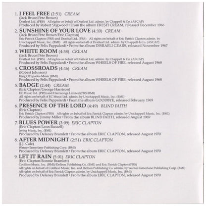 ERIC CLAPTON - CREAM OF ERIC CLAPTON | CD