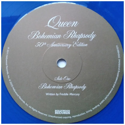 QUEEN - BOHEMIAN RHAPSODY (50TH ANNIVERSARY- 12" MAXI/LTD ED) (COBALT BLUE VINYL) (180GRS) | VINILO