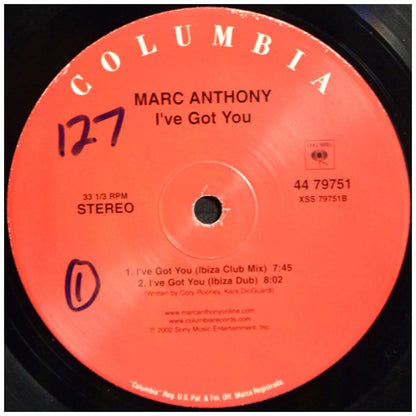 MARC ANTHONY - I'VE GOT YOU | 12'' MAXI SINGLE USADO