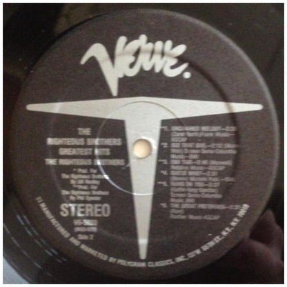 RIGHTEOUS BROTHERS - GREATEST HITS | VINILO USADO