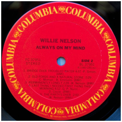 WILLIE NELSON - ALWAYS ON MY MIND | VINILO USADO