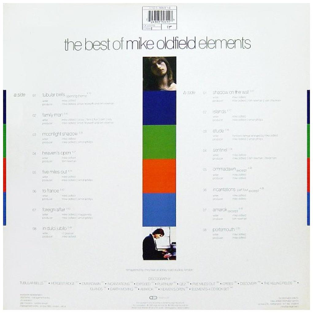 MIKE OLDFIELD - ELEMENTS: THE BEST OF | VINILO USADO