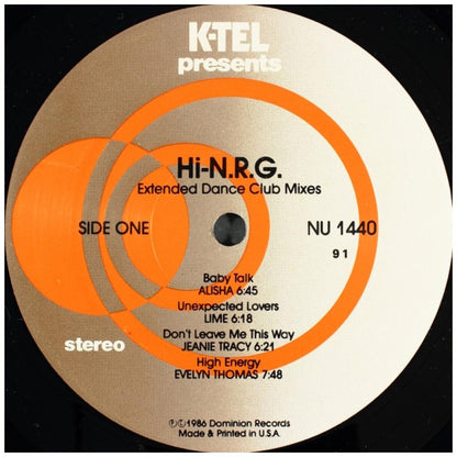 HI-NRG - VARIOUS ARTIST (EXTENDED MIXES) | VINILO USADO