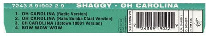 SHAGGY - OH CAROLINA | CD SINGLE USADO