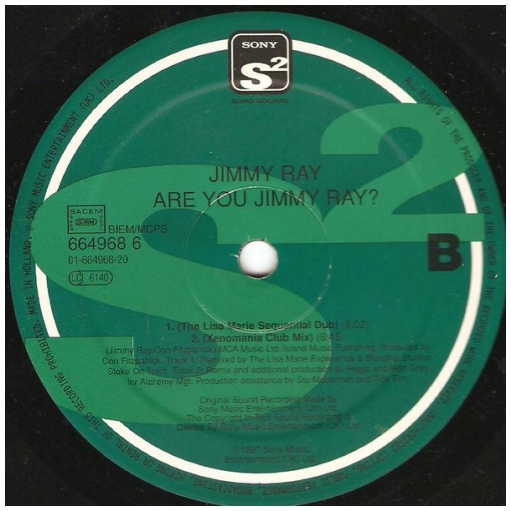 JIMMY RAY - ARE YOU JIMMY RAY ? | 12'' MAXI SINGLE USADO