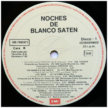 NOCHES DE BLANCO SATÉN - LAS 24 MEJORES BALADAS DE SIEMPRE - VARIOS ARTISTAS (2LP) | VINILO USADO