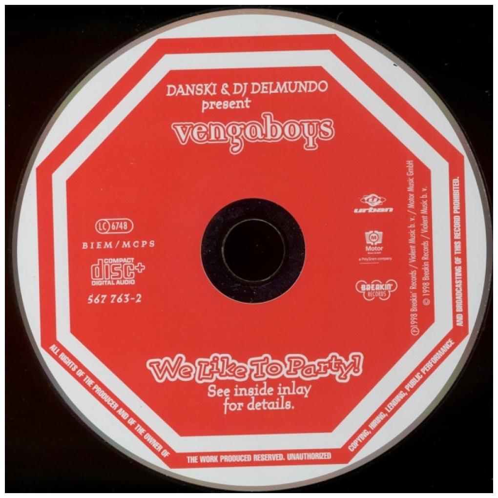 VENGABOYS - WE LIKE TO PARTY! (CD MAXI SINGLE) | CD