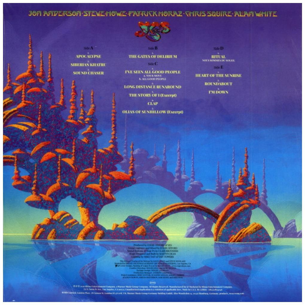 YES - ROOSEVELT STADIUM (JERSEY CITY, NJ, 17 JUNE 1976 LIVE) (3LP) | VINILO