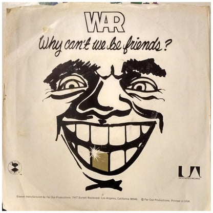 WAR - WHY CAN'T WE BE FRIENDS? | 7" SINGLE USADO