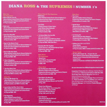 DIANA ROSS AND THE SUPREMES - 1S NUMBER ONE (2LP) | VINILO