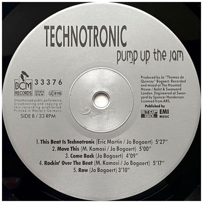 TECHNOTRONIC - PUMP UP THE JUMP: THE ALBUM | VINILO USADO