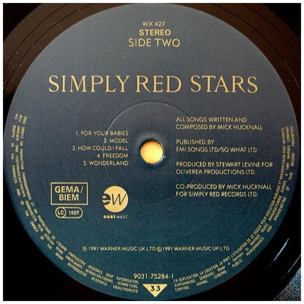 SIMPLY RED - STARS | VINILO USADO