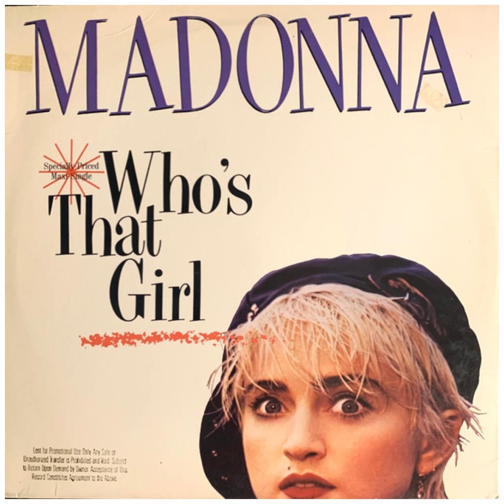 MADONNA - WHO'S THAT GIRL | 12'' MAXI SINGLE USADO