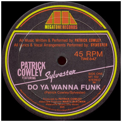 PATRICK COWLEY FT. SYLVESTER - DO YA WANNA FUNK | 12'' MAXI SINGLE USADO