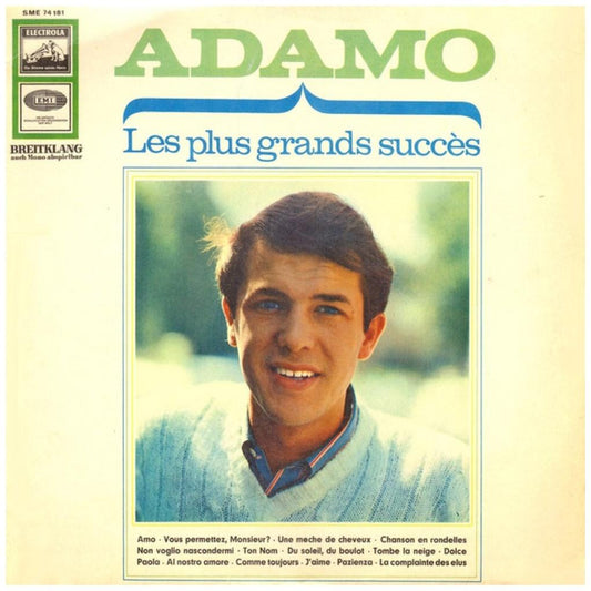ADAMO - LES PLUS GRANDS SUCCES | VINILO USADO