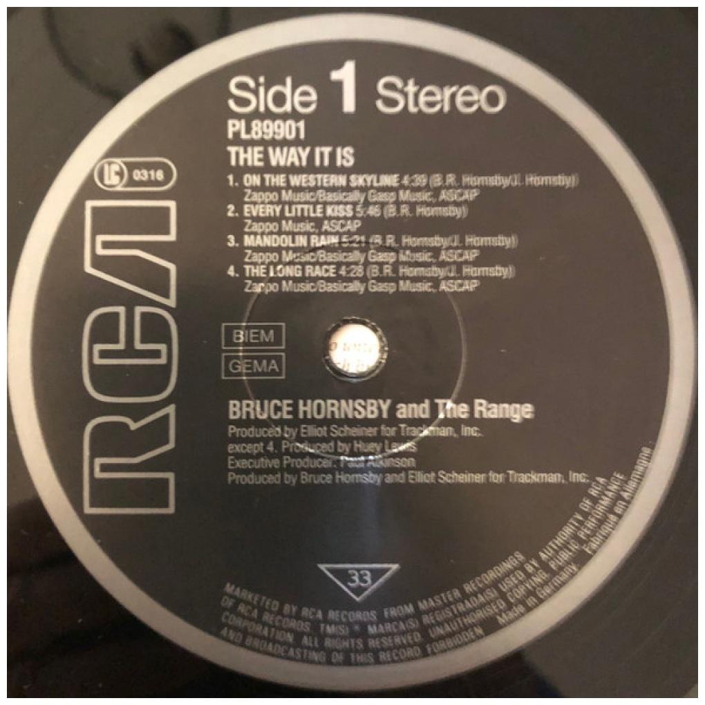 BRUCE HORNSBY AND THE RANGE - THE WAY IT IS | VINILO USADO