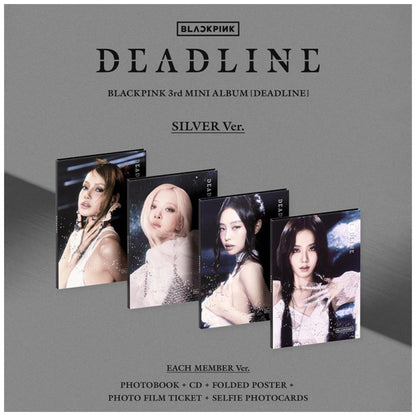 BLACK PINK - DEADLINE-BLACKPINK THE 3RD MINI ALBUM (SILVER VER.-JENNIE) | CD