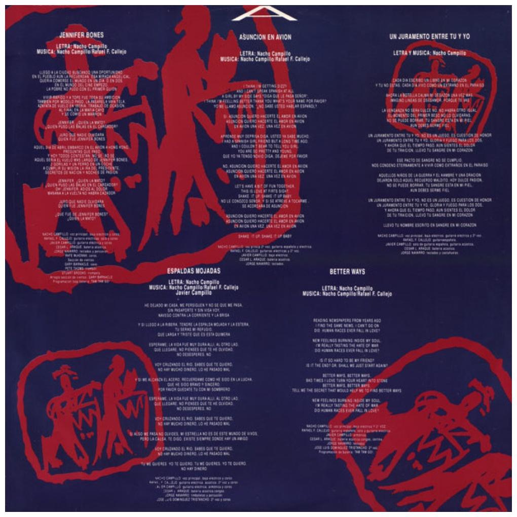 TAM TAM GO - ESPALDAS MOJADAS | VINILO USADO