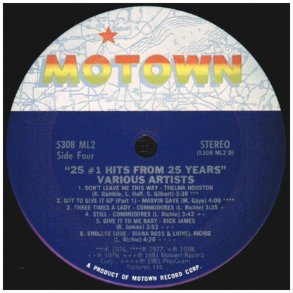 25 #1 HITS FROM 25 YEARS - MOTOWN: VARIOUS ARTIST (2LP) | VINILO USADO