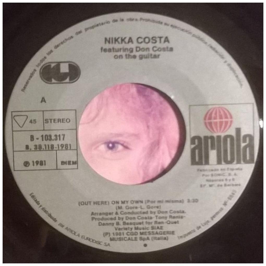 NIKKA COSTA - ON MY OWN | 7" SINGLE USADO