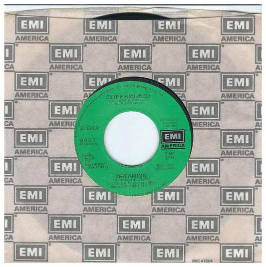 CLIFF RICHARD - DREAMING | 7" SINGLE VINILO USADO