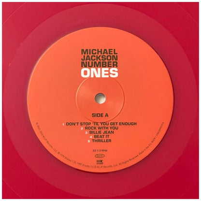 MICHAEL JACKSON - ONES (2LP) (RED VINYL) | VINILO