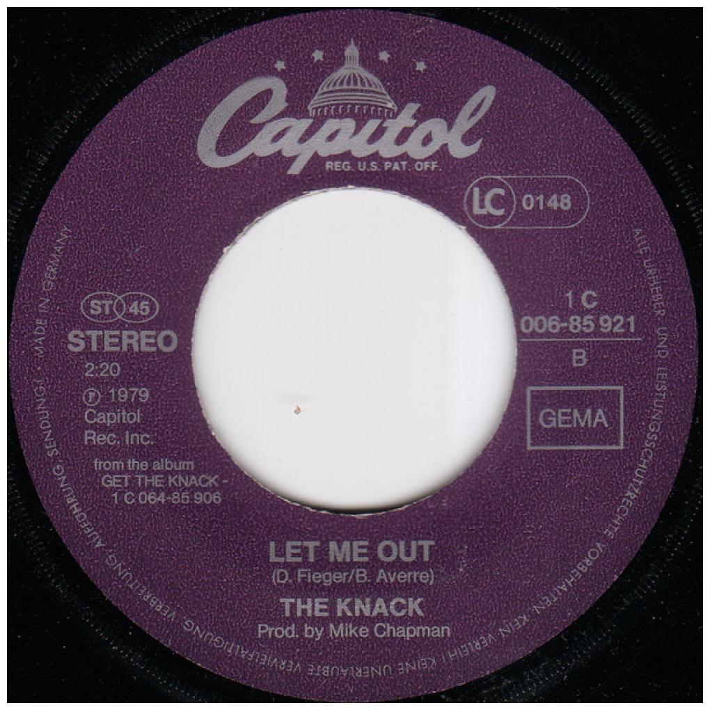KNACK - MY SHARONA | 7" SINGLE USADO