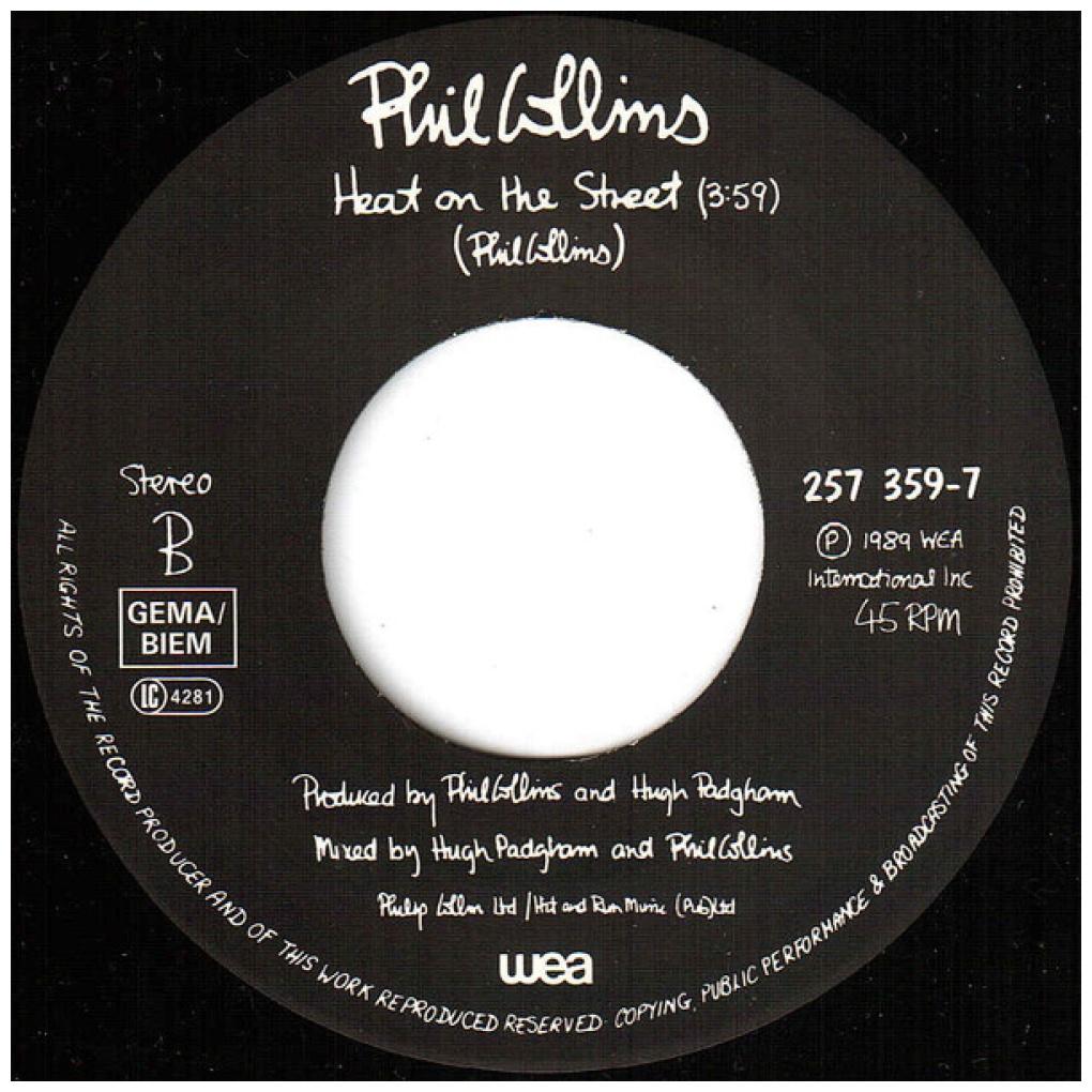 PHIL COLLINS - ANOTHER DAY IN PARADISE | 7" SINGLE USADO