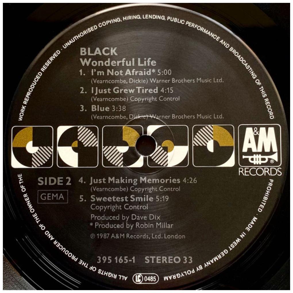 BLACK - WONDERFUL LIFE | VINILO USADO