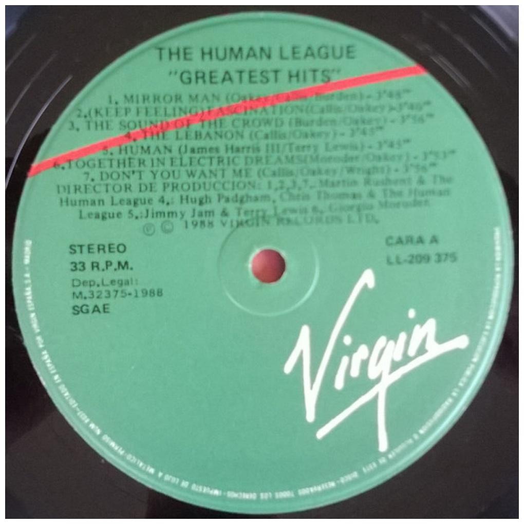 HUMAN LEAGUE - GREATEST HITS | VINILO USADO