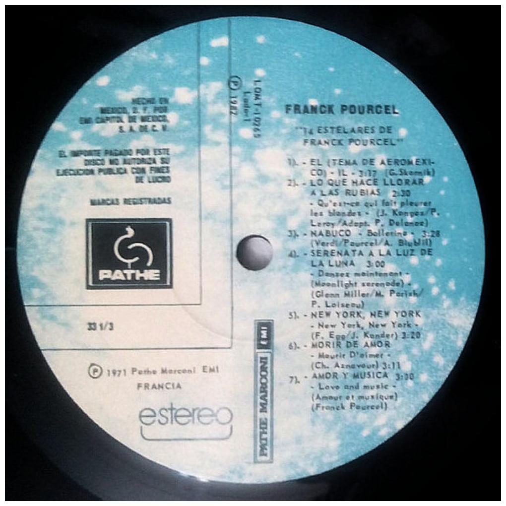 FRANK POURCEL - 14 ESTELARES: CONCORDE | VINILO USADO