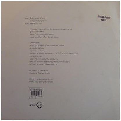 ELECTRONIC - DISAPPOINTED | 12'' MAXI SINGLE USADO