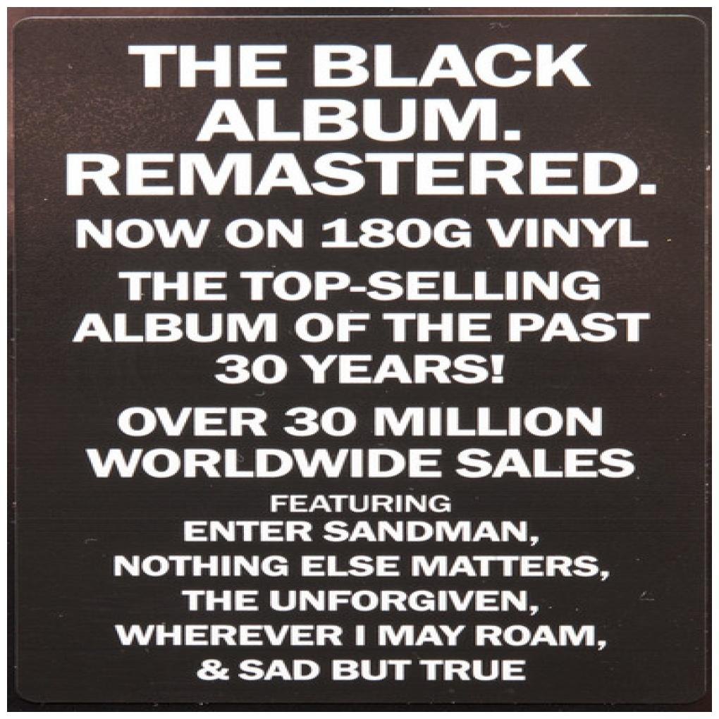 METALLICA  - METALLICA - THE BLACK ALBUM (2LP) | VINILO
