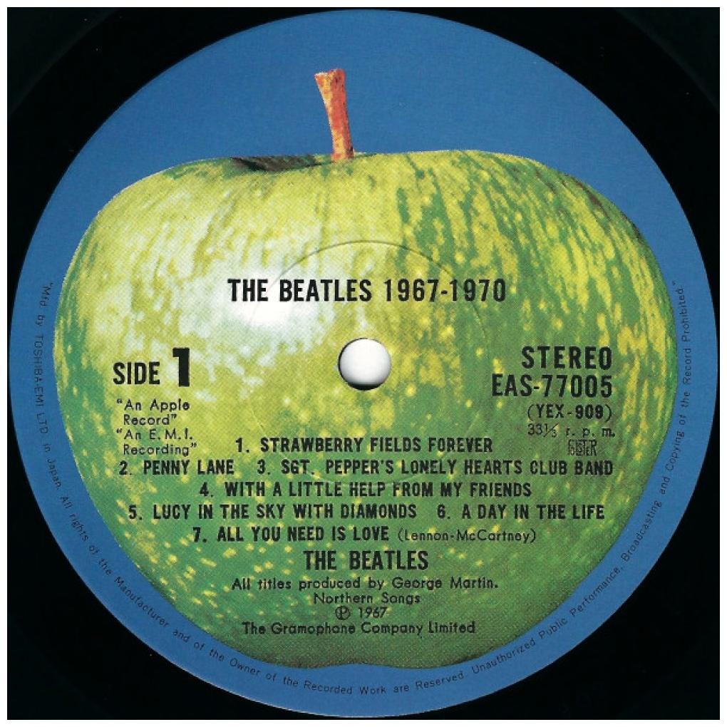 THE BEATLES - 1967-1970 (2LP) (JAPAN EDITION) (THE BLUE ALBUM) | VINILO USADO