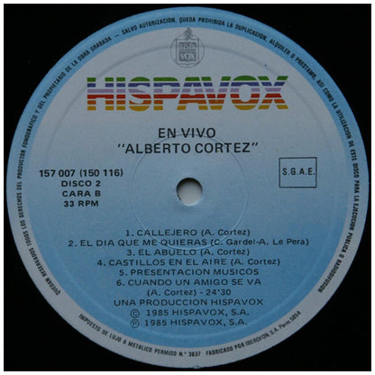 ALBERTO CORTEZ - EN VIVO (2LP) | VINILO USADO