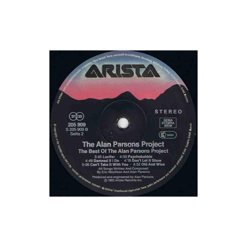 ALAN PARSONS PROJECT - THE BEST OF | VINILO USADO