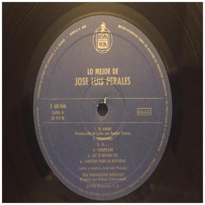 JOSE LUIS PERALES - LO MEJOR DE | VINILO USADO