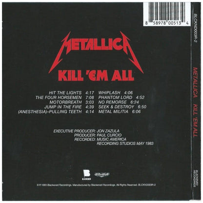 METALLICA - KILL EM ALL | CD