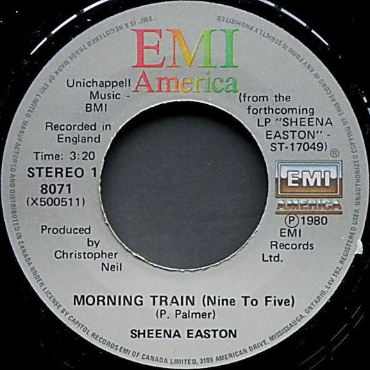 SHEENA EASTON - MORNING TRAIN | 7" SINGLE VINILO USADO