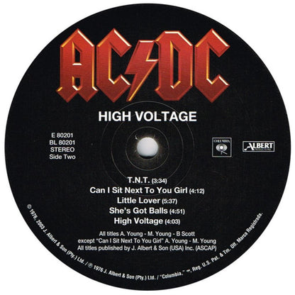 AC DC - HIGH VOLTAGE (180GRS) | VINILO