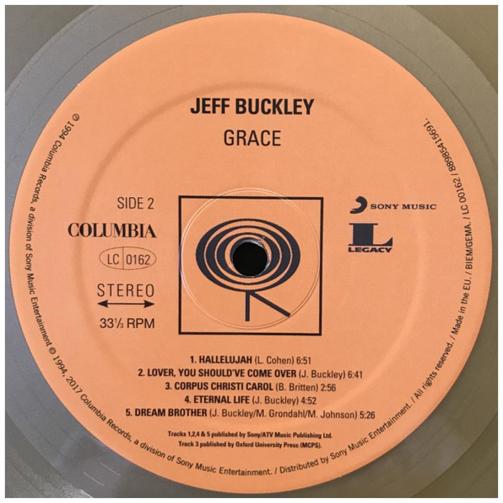 JEFF BUCKLEY - GRACE (GOLD VINYL) | VINILO