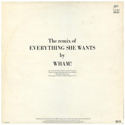 WHAM! - EVERYTHING SHE WANTS | 12'' MAXI SINGLE USADO
