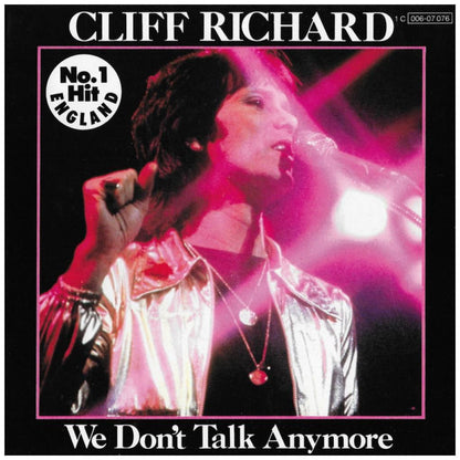 CLIFF RICHARD - WE DON'T TALK ANYMORE | 7" SINGLE USADO