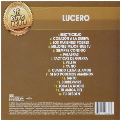 LUCERO - 16 EXITOS DE ORO | CD