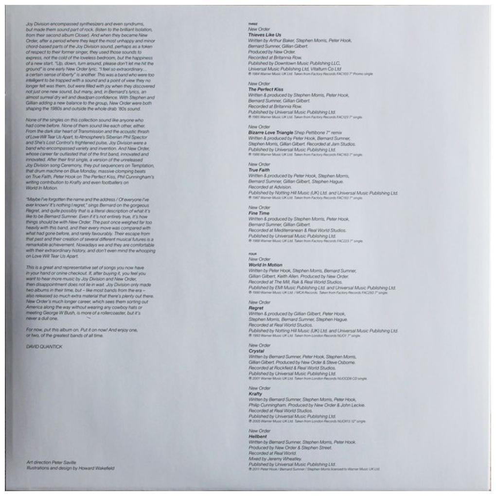 NEW ORDER & JOY DIVISION  - TOTAL: THE BEST OF (2LP) | VINILO