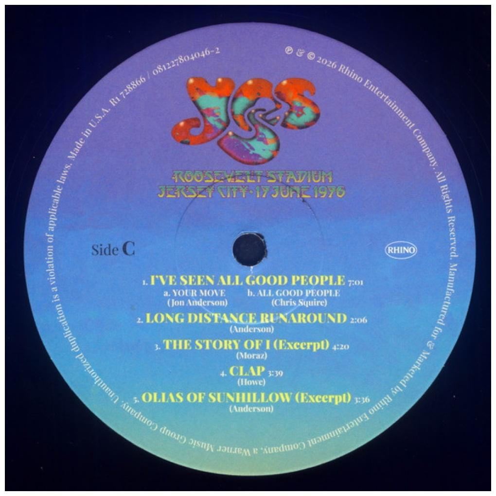 YES - ROOSEVELT STADIUM (JERSEY CITY, NJ, 17 JUNE 1976 LIVE) (3LP) | VINILO