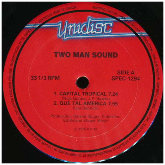 TWO MAN SOUND - CAPITAL TROPICAL/QUE TAL AMERICA/DISCO SAMBA | 12'' MAXI SINGLE USADO