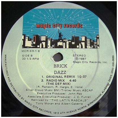 BRICK - DAZZ (THE DEF REMIX 87) | 12" MAXI SINGLE VINILO USADO