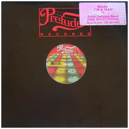 MACHO/PETER JACQUES BAND - I'M A MAN/WALKING ON MUSIC | 12'' MAXI SINGLE USADO