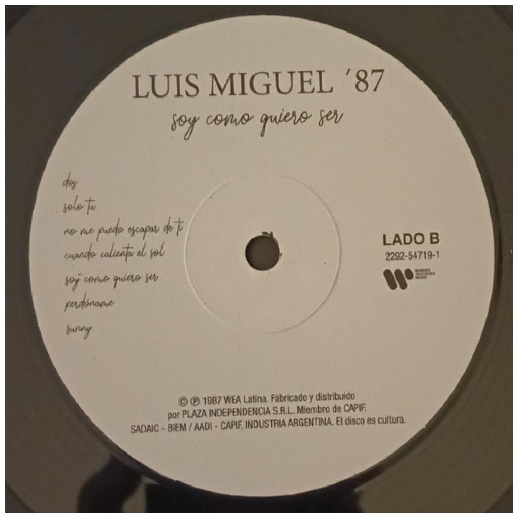 LUIS MIGUEL - SOY COMO QUIERO SER | VINILO